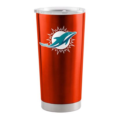 Logo Brands Miami Dolphins 20oz. Colorblock Stainless Tumbler