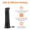 Amazon Basics 28-Inch Oscillating Tower Heater With Overheat and Tip-Over Protection, Fast Heating, 2 Heat Settings, Fan Mode, Timer, Remote Control, LED Display, 1500W, 9.4"D x 9.4"W x 28.6"H, Black view 2