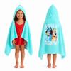 Jay Franco Bluey Bingo Cartoon Kids Hooded Towel Bath Wrap, Blue view 1