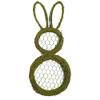 Artificial Mossy Grapevine Bunny Wreath view 1