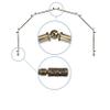 Carousel 13/16" 6-Sided Bay Window Curtain Rod 28-48" (Each Side) - Antique Brass view 4