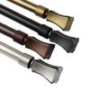 Pillar 13/16" 6-Sided Bay Window Curtain Rod 28-48" (Each Side) - Black view 2