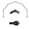 A&F Rod Dcor - Bernadette 13/16" 6-Sided Bay Window Curtain Rod - Black view 1