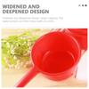 10pcs Red Bailer Bailer Practical Scoop Long Handle Spoon Simple Water Ladle Kitchen Ladle Kitchen Water Ladle Reliable Water Scoop Creative Water Scoop Flower Water Scoop view 2