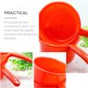 10pcs Red Bailer Bailer Practical Scoop Long Handle Spoon Simple Water Ladle Kitchen Ladle Kitchen Water Ladle Reliable Water Scoop Creative Water Scoop Flower Water Scoop view 4