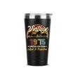 50th Birthday Gifts for Men Women, Vintage 50th Birthday Thermos Cup, Funny Birthday Cups, 50th Birthday Gift for Him or Her, 1975 Birthday Gift, 50th Birthday Cup With Brush Straw and Straw Cap 20 Oz view 1