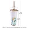 Hardwearing Toilet Brush and Holder for Bathroom Storage and OrganizationSpace Saving Toilet Bowl BrushCovered Brush Toilet Scrub Brush Easy to Dry (Color : Wood Grain) view 2