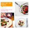 10pcs Culinary Decorating Spoons for Cake and Dessert Plating for Sauce Painting and Art Comfortable Grip Resistant Design view 3