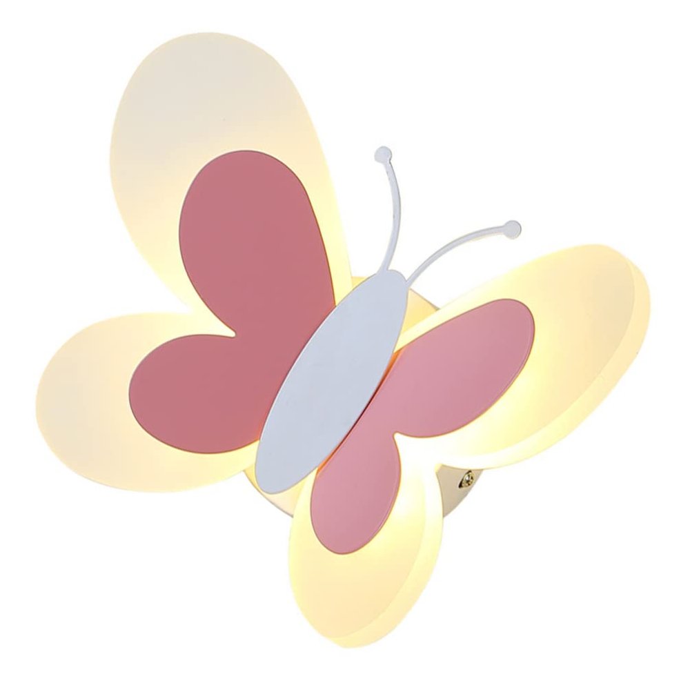 Beaupretty 1pc Butterflies Wall Light Aisle Decor Lamp Simple Bedroom Lamp for Hallway Warm Lighting Easy Installation for Spaces Adorable Home Accent