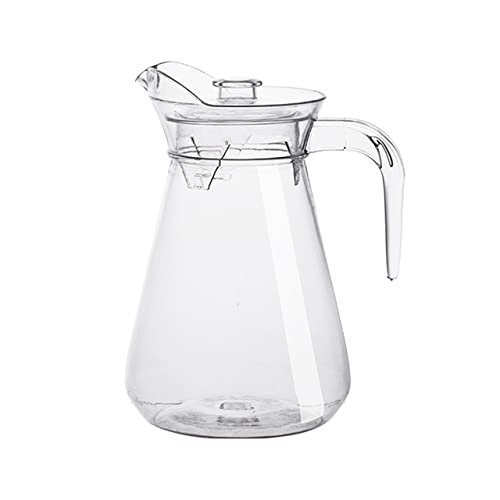 1/1.5/2L Acrylic Beverage Storage Container Clear Juice Jug Water Pitcher Milk Coffee Wine Tea Pot Kettle With Lid Kitchen Tools (2L)