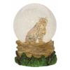 Jungle Apex Predator Orange Bengal Tiger Glitter Snow Globe 100mm Decor view 1