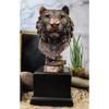 Bengal Tiger Bust Sculpture 9" H with Trophy Base view 4