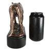 8.5" L Realistic Wildlife Bengal Orange Tiger Prowling Sculpture with Trophy Base view 4