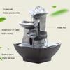 UYVI Tabletop Fountain Tabletop Fountain Resin Creative Desktop Fountain Feng Shui Indoor Fountains Lucky Tabletop Water Fountain Decor 9.45 Inches Exquisite Decoration view 4