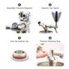 YUEWO Mini Beer Keg, Beer Pressurized Growler Tap System, 304 Stainless Steel Portable Dispenser Kegerator Kit with Co2 Regulator to Carbonation for Draft, Homebrew, Craft Beer (128OZ) view 2