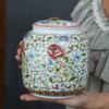 19.2cm Ceramic Tea Caddy Sealed Tea Jar Storage Tea Cans Kung Fu Tea Set Tea Ceremony view 2