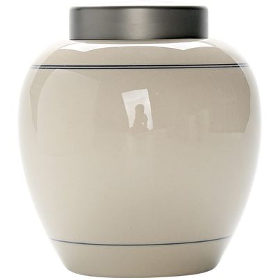 13.7cm Ceramic Tea Caddy Sealed Jar Household Retro Tea Cans Handmade Kung Fu Tea Set