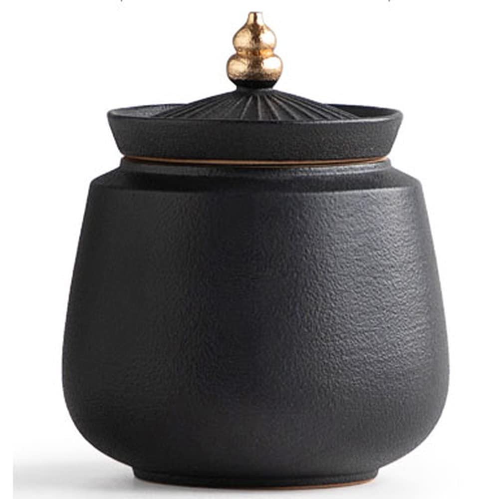 10cm Household Ceramic Tea Caddy Portable Tea Storage Jar Sealed Cans Kung Fu Tea Set