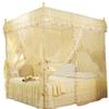 Alvinlite 4 Corner Post Net, Princess Bed Canopy, Breathable Bed Curtain Full Queen Size Bedroom Decoration #20 (120 * 200 * 200-Yellow) view 3