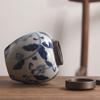 13.5cm Hand Painted Blue White Porcelain Tea Sealed Jar Kung Fu Tea Set Storage Tea Caddy view 4