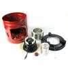 SHYDPM Red New Iron Art Kerosene Stove Heater Indoor/Outdoor Mini Convection Kerosene Heater for Indoor Camping Smoke-Free Camping Stove for Outdoor Patio 21x21x22cm(8.3x8.3x8.7inch) view 3