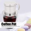 OUKENS Coffee Filter Vietnamese Coffee Filter Drip Pot, Stainless Steel Vietnamese Coffee Maker Vietnamese Coffee Filter Set for Home Kitchen view 2
