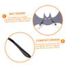 PartyKindom Fashion Bat Shaped Sunglasses Rimless Eyewear for Parties Novelty Bat Glasses for Men and Women Unique Frameless Design for Events and Special Occasions Eye-catching and view 3
