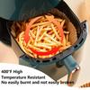 Air Fryer Paper Liners, 100PCS Non-stick Disposable Liners, Baking Paper for Air Fryer Oil-proof, Water-proof, Food Grade Parchment for Baking Roasting Microwave (100Pcs-6.3 inch) view 3