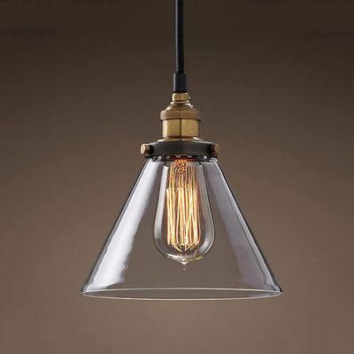 wangch E27 Single Head Pendant Light, Creative Speakers, Glass Chandelier, Ceiling Lighting Fixtures, Dining Room, Bedroom, Living Room, Decoration Hanging Lamp