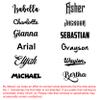Custom Wood Signs Personalized Sign Letters for Nursery Crib Decor Letters Unfinished laser cut Custom Lettering view 2