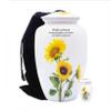 Sunflower Cremation Urn, Large Human Ash Urn with Matching Keepsake, Velvet Bag and Custom Engraving view 1