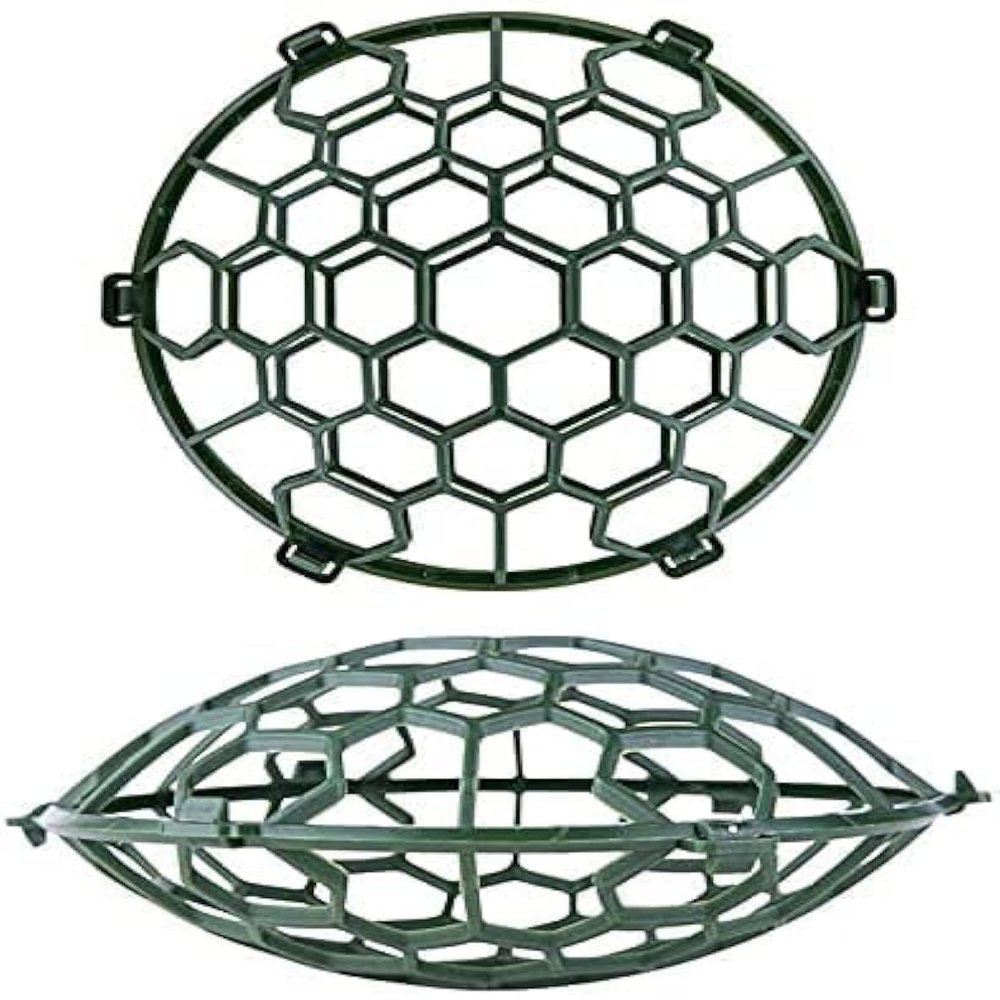 Floral Cage Arranger for Flowers l Bouquet Floral Cage l Pillow Floral Cage for Centerpieces and Vases l Sell in Set of 2 (6", Pillow) (334-96-07)
