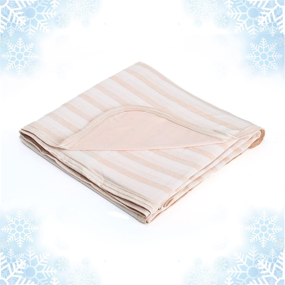 Ailemei Direct Cooling Blanket for Hot Sleepers, Double Sided Cold Effect,Queen Size Lightweight Breathable Summer Large Big Blankets for Bed, Transfer Heat to Keep Body Cool Night Sweats, 90"x90"