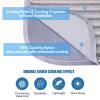 Ailemei Direct Cooling Blanket for Hot Sleepers, Double Sided Cold Effect,King Size Lightweight Breathable Summer Blankets for Bed,Transfer Heat to Keep Body Cool for Night Sweats,108"x90" view 3