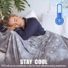 Ailemei Direct Cooling Blanket with Double Sided Cold Effect, Lightweight Breathable Summer Oversize Coastal Theme Bed Blankets, Transfer Heat to Keep Body Cool for Hot Sleepers Night Sweats, 90x90 view 4