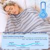Ailemei Direct Cooling Blanket for Hot Sleepers,Double Sided Cold Effect,Queen Size Lightweight Breathable Summer Large Big Blankets for Bed,Transfer Heat to Keep Body Cool Night Sweats,90"x90" view 2