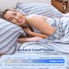 Ailemei Direct Cooling Blanket for Hot Sleepers,Double Sided Cold Effect,Queen Size Lightweight Breathable Summer Large Big Blankets for Bed,Transfer Heat to Keep Body Cool Night Sweats,90"x90" view 3