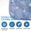 Ailemei Direct Cooling Blanket with Double Sided Cold Effect, Lightweight Breathable Summer Coastal Theme Bed Blankets, Transfer Heat to Keep Body Cool for Hot Sleepers and Night Sweats, 60x90 view 3