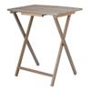 5pc XL Oversized Tray Table Set, Rustic Grey view 4