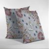 HomeRoots Broadcloth Gray Bird and Nature Indoor Outdoor Throw Pillow view 2