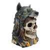 9" H Large Koitsenko Warrior Chief Black Wolf Headdress Statue Decor view 2