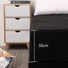 CFYCYHDZHT Coziest Bedding Set Bed Sheet,Polyester Cotton Waterproof Urine-Proof Mattress Protector,Elder Kids Full,Twin,Queen,King Deep Pocket Mattress Cover,Sky Blue,100cmX200cmX30cm view 4