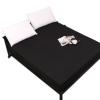 CFYCYHDZHT Bed Sheet Set,Polyester Cotton Waterproof Urine-Proof Mattress Protector,Elder Kids Full,Twin,Queen,King Deep Pocket Mattress Cover,Red,90cmX200cmX30cm view 2