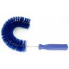 SPARTA Plastic Hook-Shaped Brush, Clean-In-Place, Galvanized Wire with Threaded Hole for Dusting Surface of Curved Drains and Pipes, 11.5 Inch Length, Blue, (Pack of 12) view 2