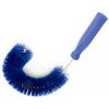 SPARTA Plastic Hook-Shaped Brush, Clean-In-Place, Galvanized Wire with Threaded Hole for Dusting Surface of Curved Drains and Pipes, 11.5 Inch Length, Blue, (Pack of 12) view 4
