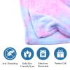 Ailemei Direct Rainbow Tie Dye Blanket for Girls, Twin/Full Size Soft Warm Bed Fleece Blankets for Teen Girl, Cute Funny Decorative Blankets for Adults Kid's Gift, Pastel Plush Blanket, Purple view 3