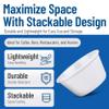 Carlisle FoodService Products Plastic Ramekins, Sauce Bowl For Catering, Kitchen, Restaurant, 2 Ounces, White, (Pack of 48) view 3