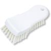 SPARTA Plastic Cutting Board Scrub Brush with Hanging Hole for Washing Cutting Boards, 6 Inches, White, (Pack of 6) view 1
