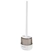 Strong Toilet Brush with HolderSilicone Toilet Bowl BrushToilet Scrub Brush with Solid Handle and Durable Bristles for Bathroom Cleaning Reusable (Color : White) view 1