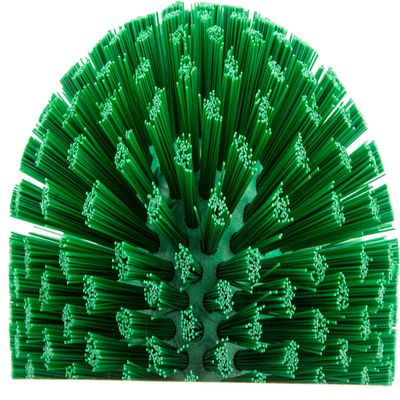 SPARTA 45005EC09 Plastic Multi-Purpose Valve Brush, Pipe Brush, Round Brush with Polyester Bristles, Color Coded for Commercial Cleaning, Kitchen, 3.9 X 5 X 3.9 Inches, Green, (Pack of 2)